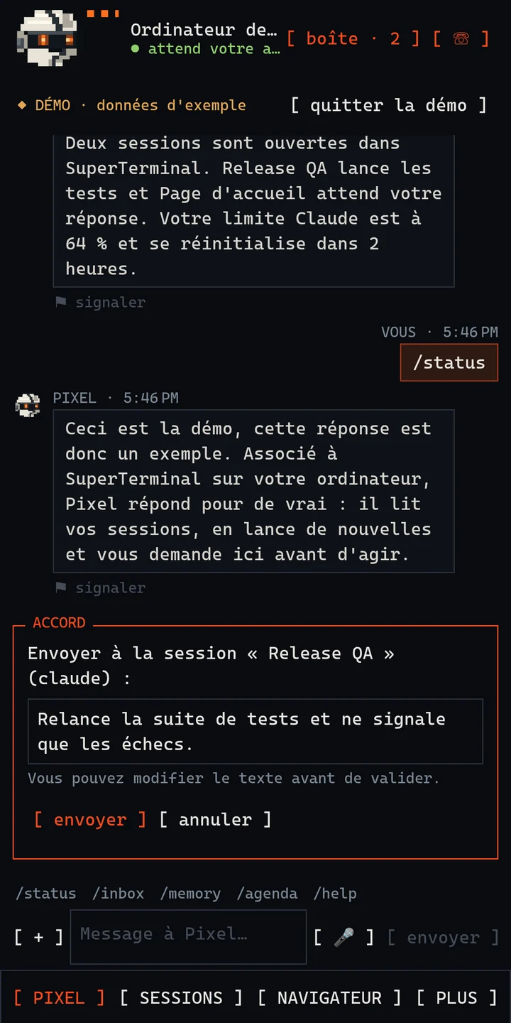 SuperTerminal pour Android