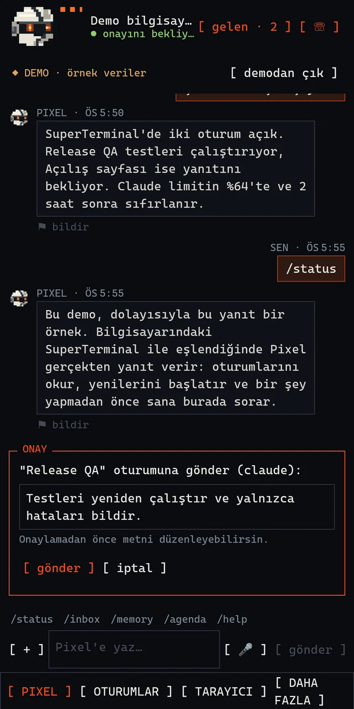 Android için SuperTerminal